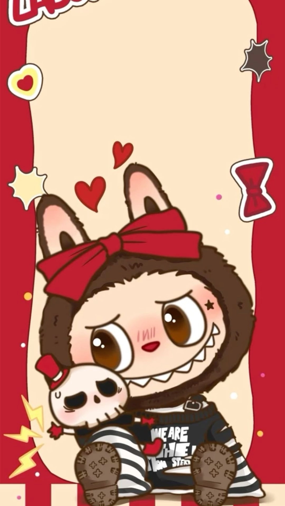 Làm dịu ánh nhìn với hình nền điện thoại labubu cute