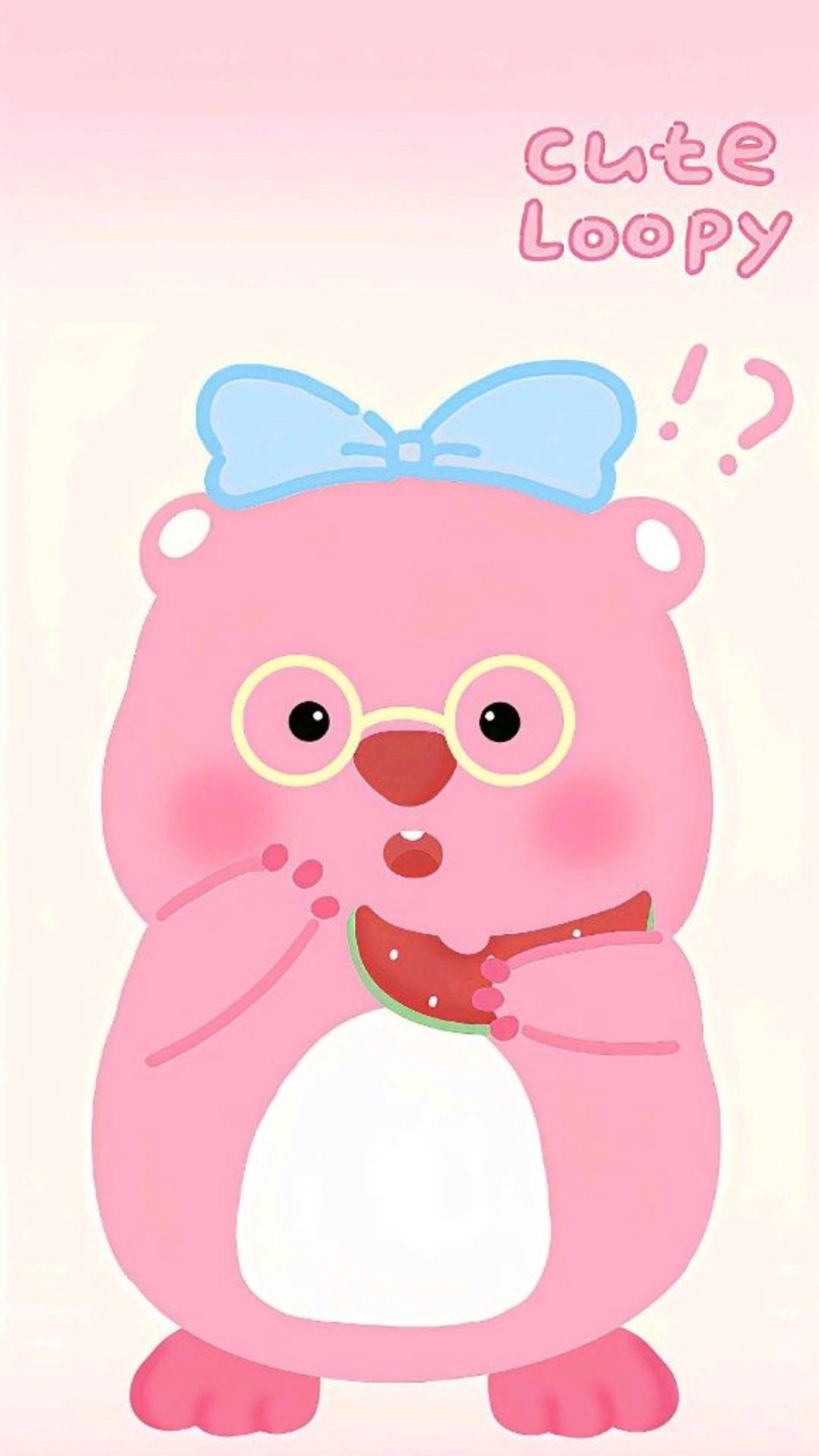 Cực cute không thể rời mắt với hình nền điện thoại gấu Loopy