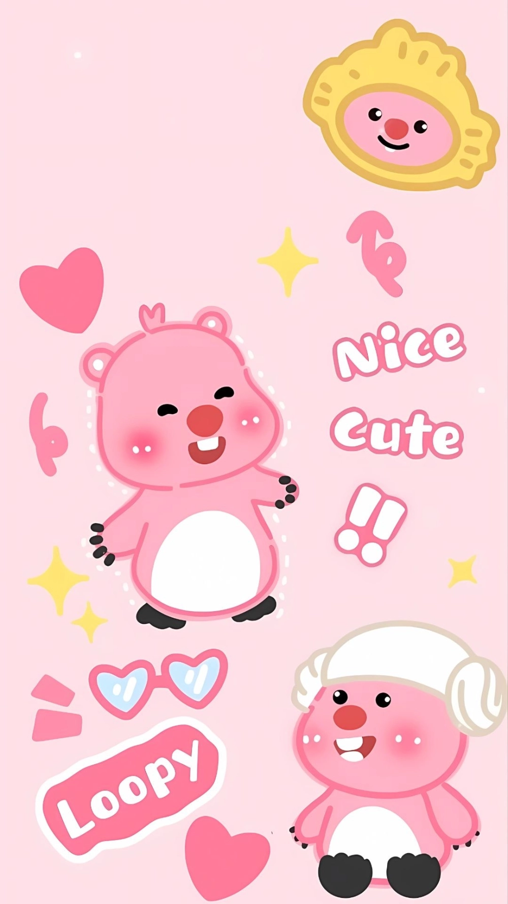 Bé gấu siêu yêu trong hình ảnh Loopy cute