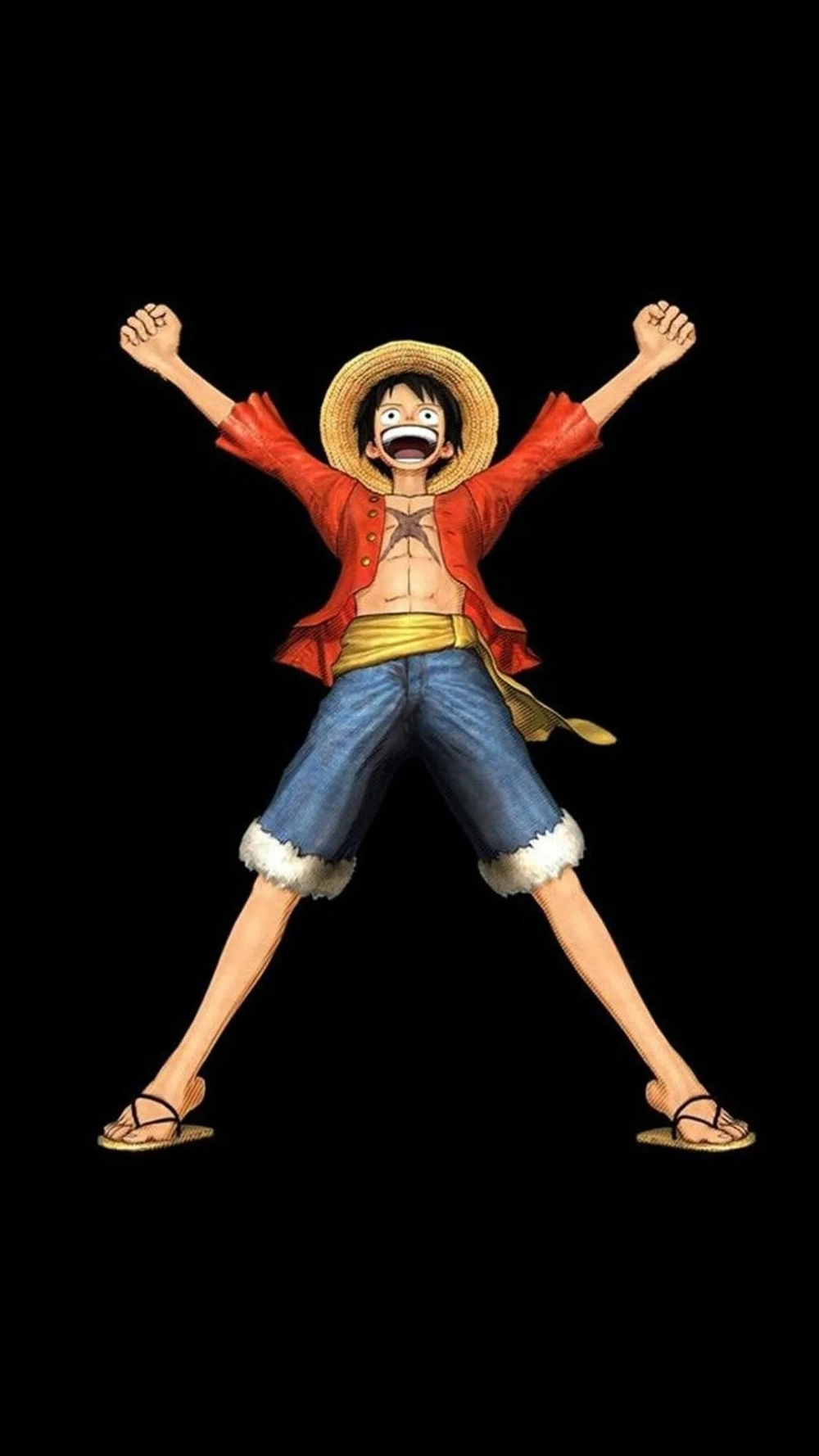 Siêu dễ thương với hình nền điện thoại Luffy cute