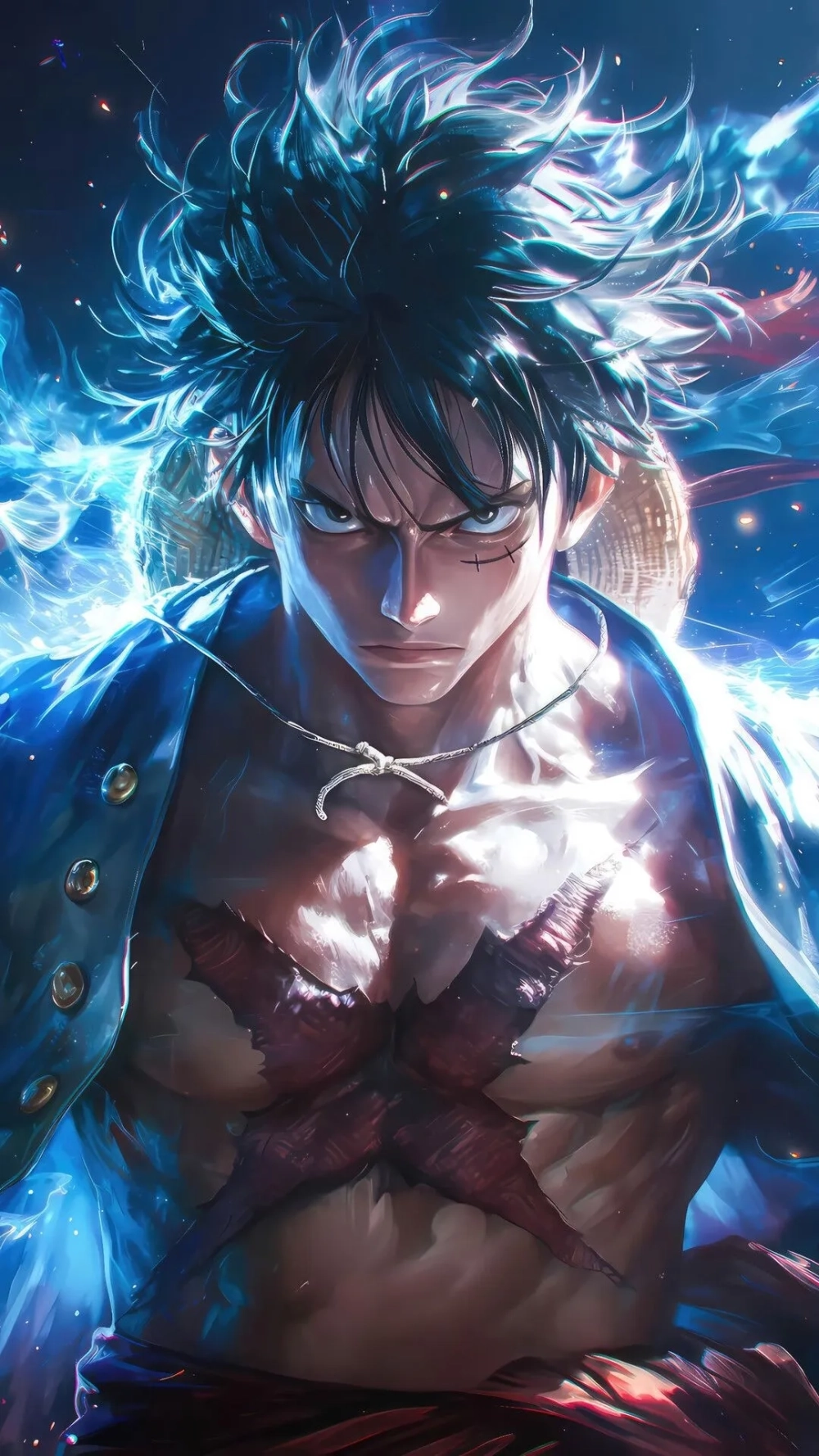 Tô điểm cho điện thoại bằng ảnh nền đẹp Luffy