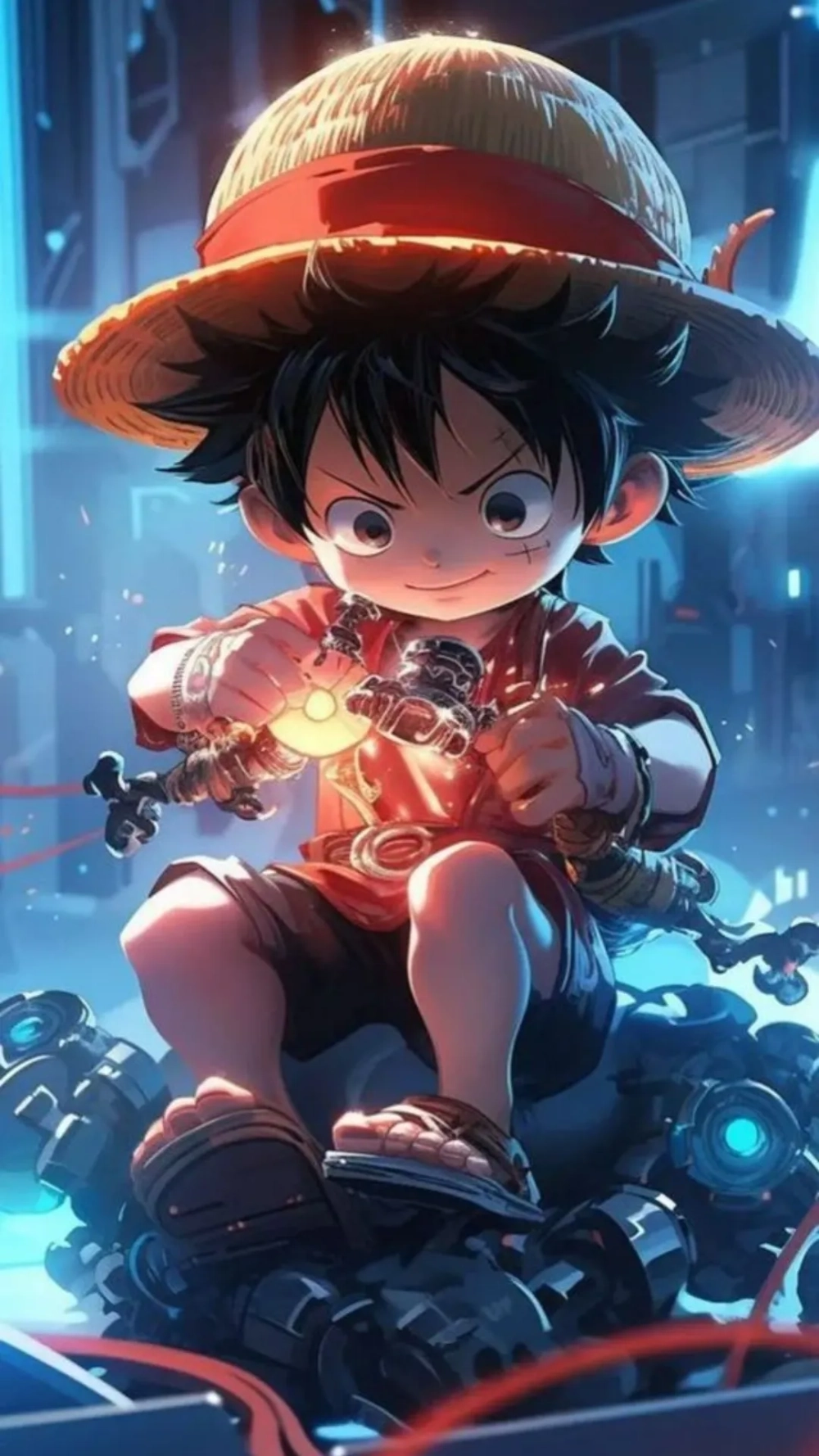 Đỉnh cao đồ họa với hình nền điện thoại Luffy 3D