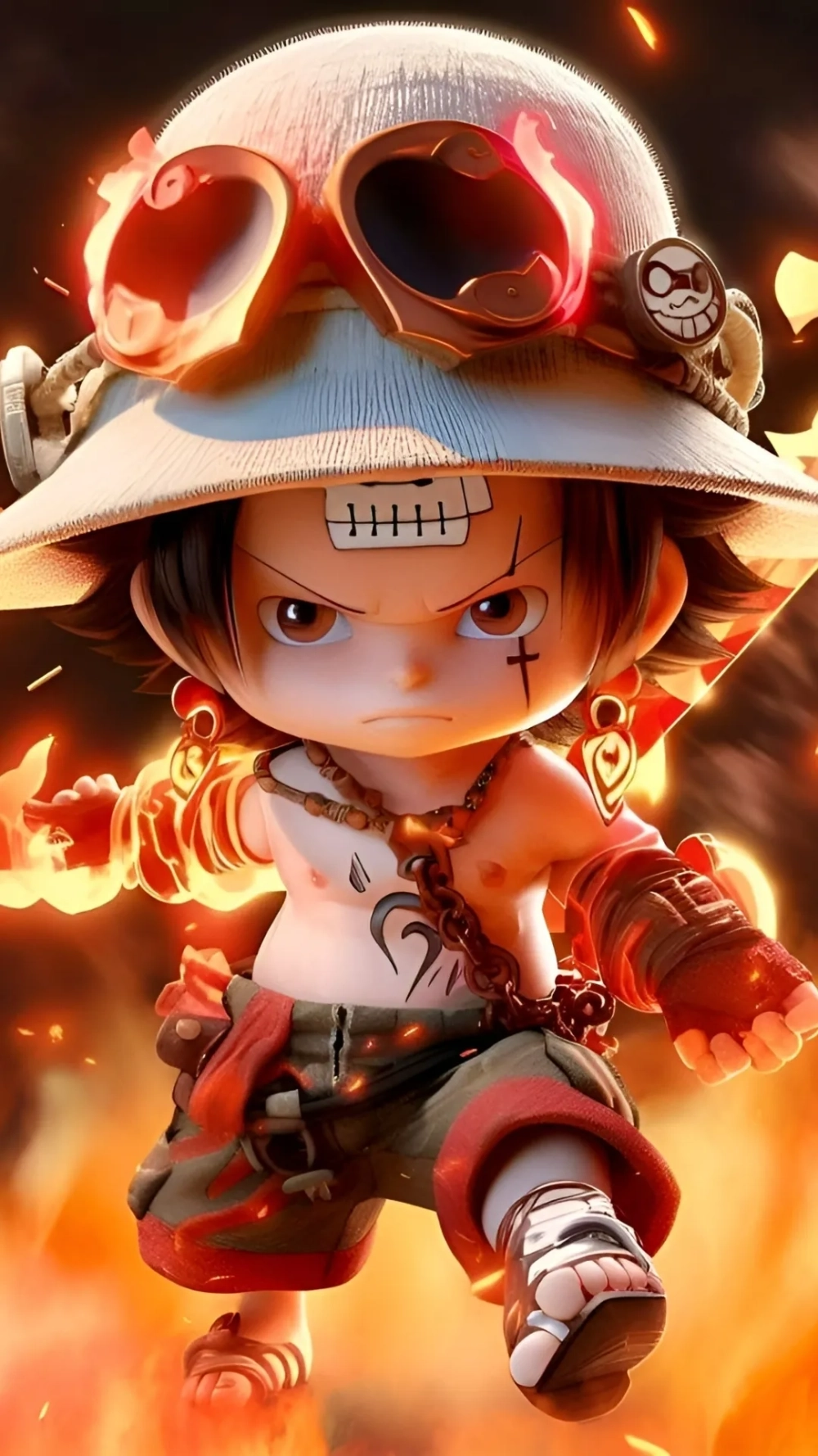 Luffy sống động qua hình nền 3D Luffy