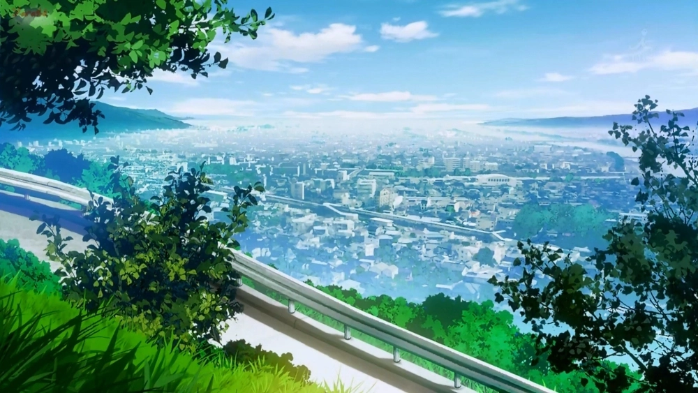 Trọn bộ hình nền máy tính phong cảnh anime cực chill