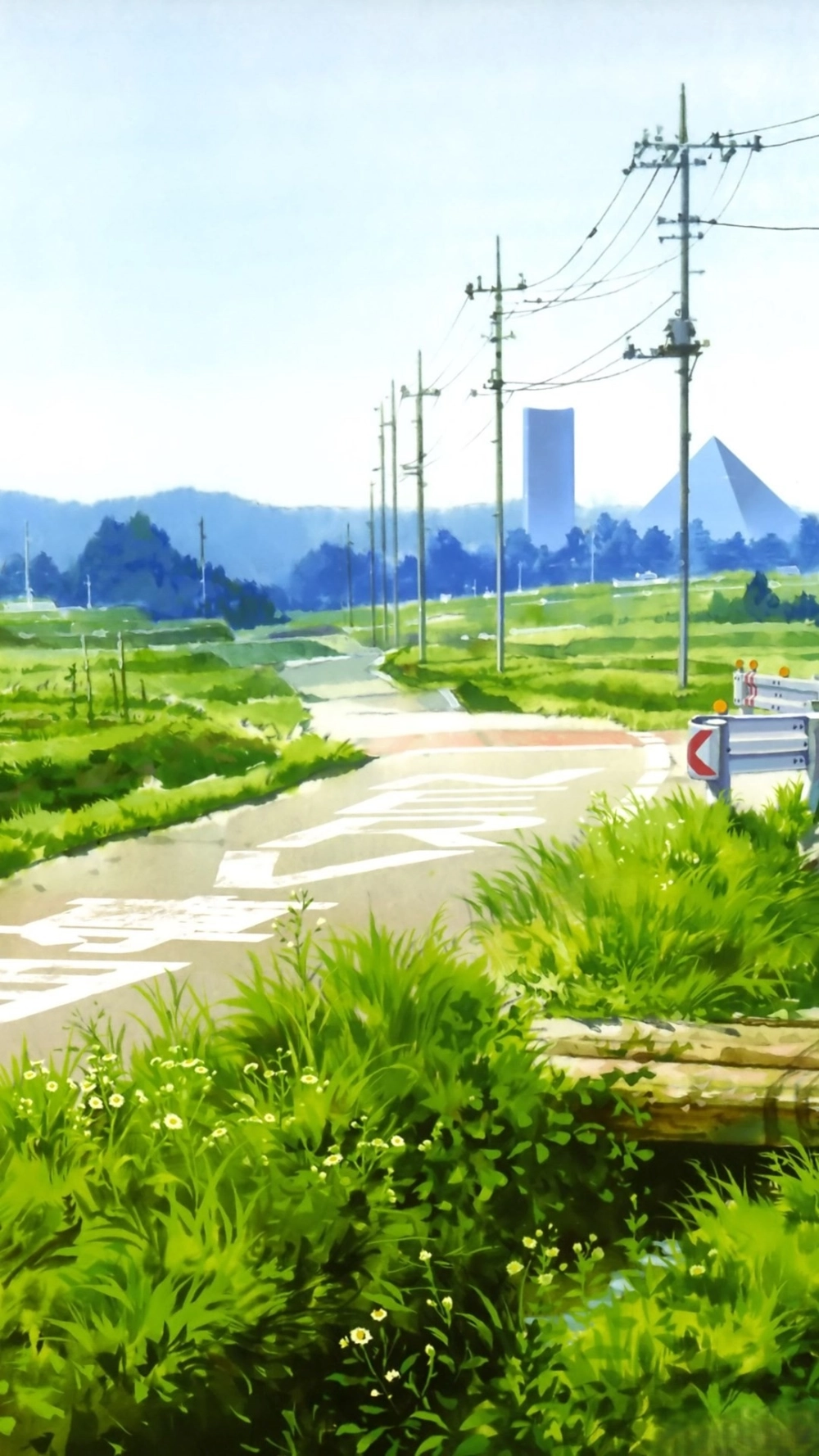 Chill cực độ cùng hình nền điện thoại phong cảnh anime