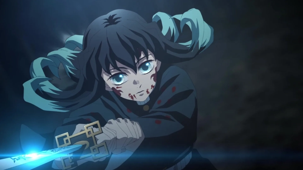Gương mặt lạnh giá trong ảnh Muichirou anime