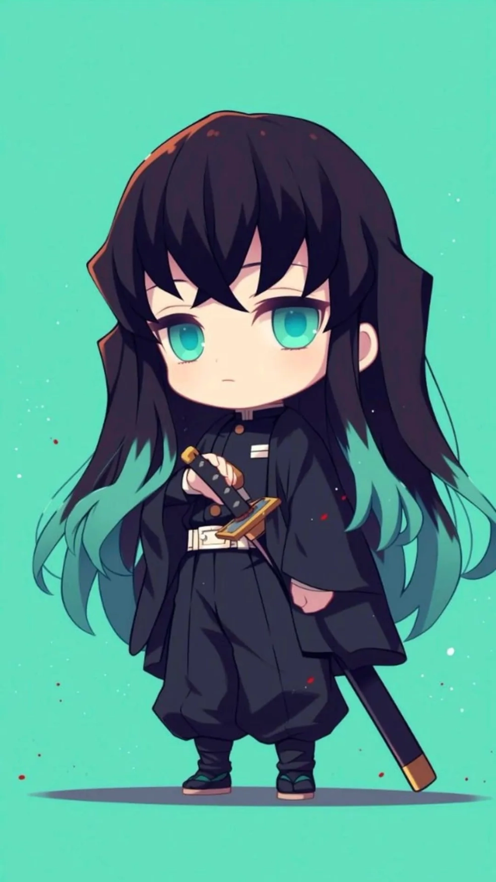 Dễ thương không cưỡng lại được hình Muichirou chibi