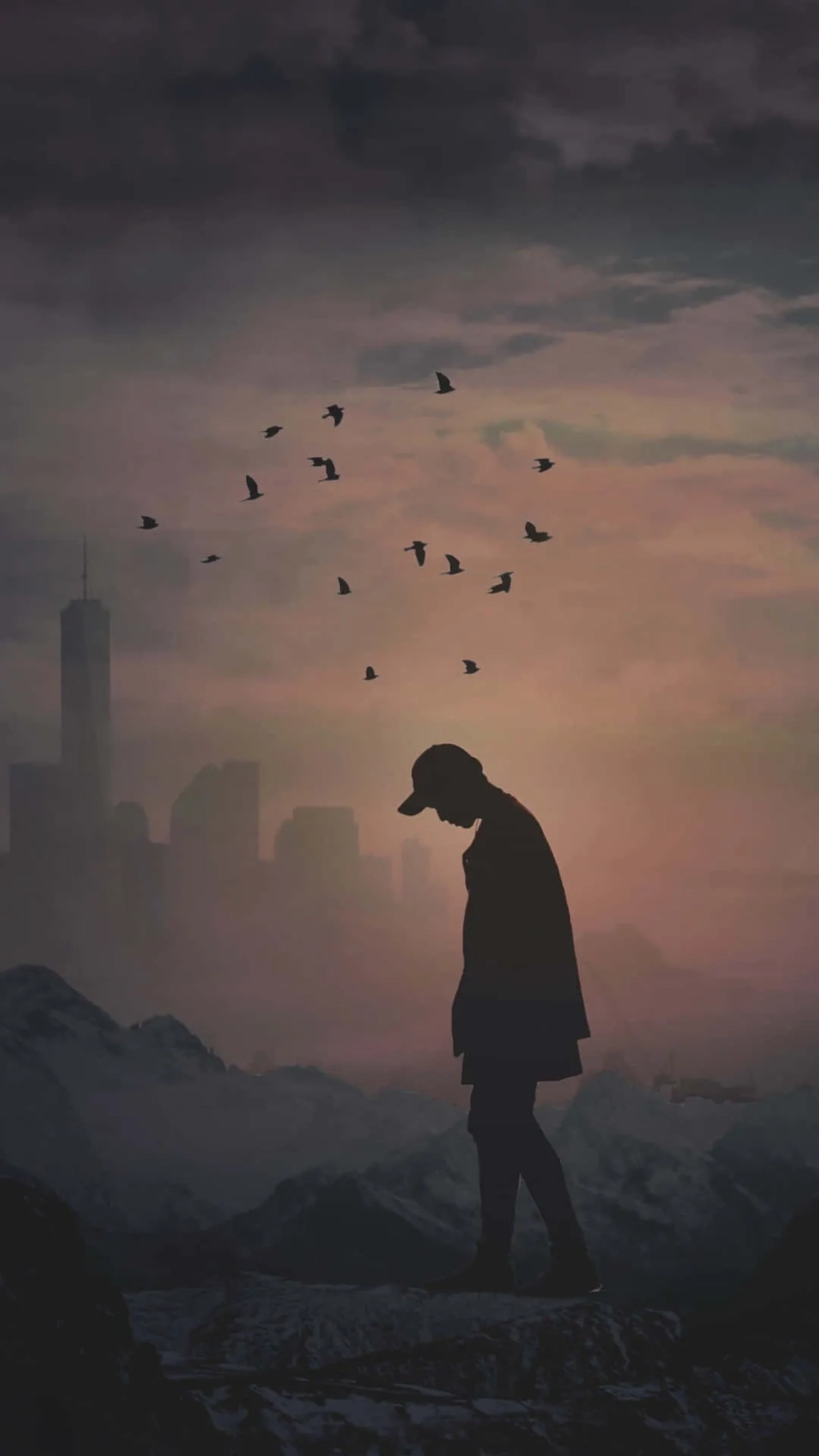 Trái tim tổn thương chọn hình nền thất tình nam