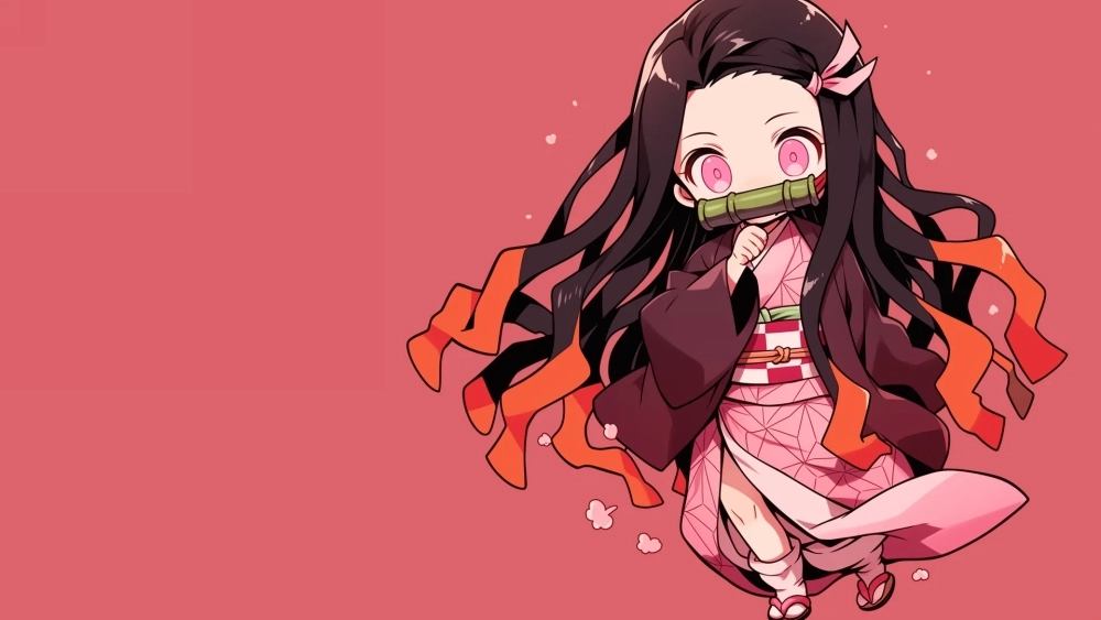 Dễ thương tuyệt đối với bộ hình nền máy tính nezuko cute mới nhất