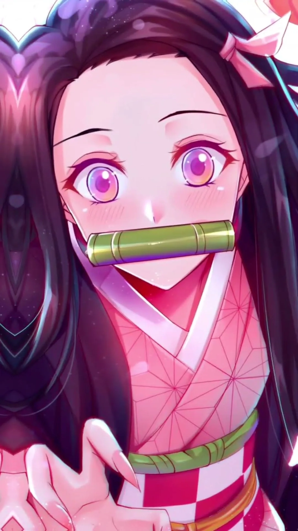 Mê mẩn nét đáng yêu từ hình nền nezuko cute
