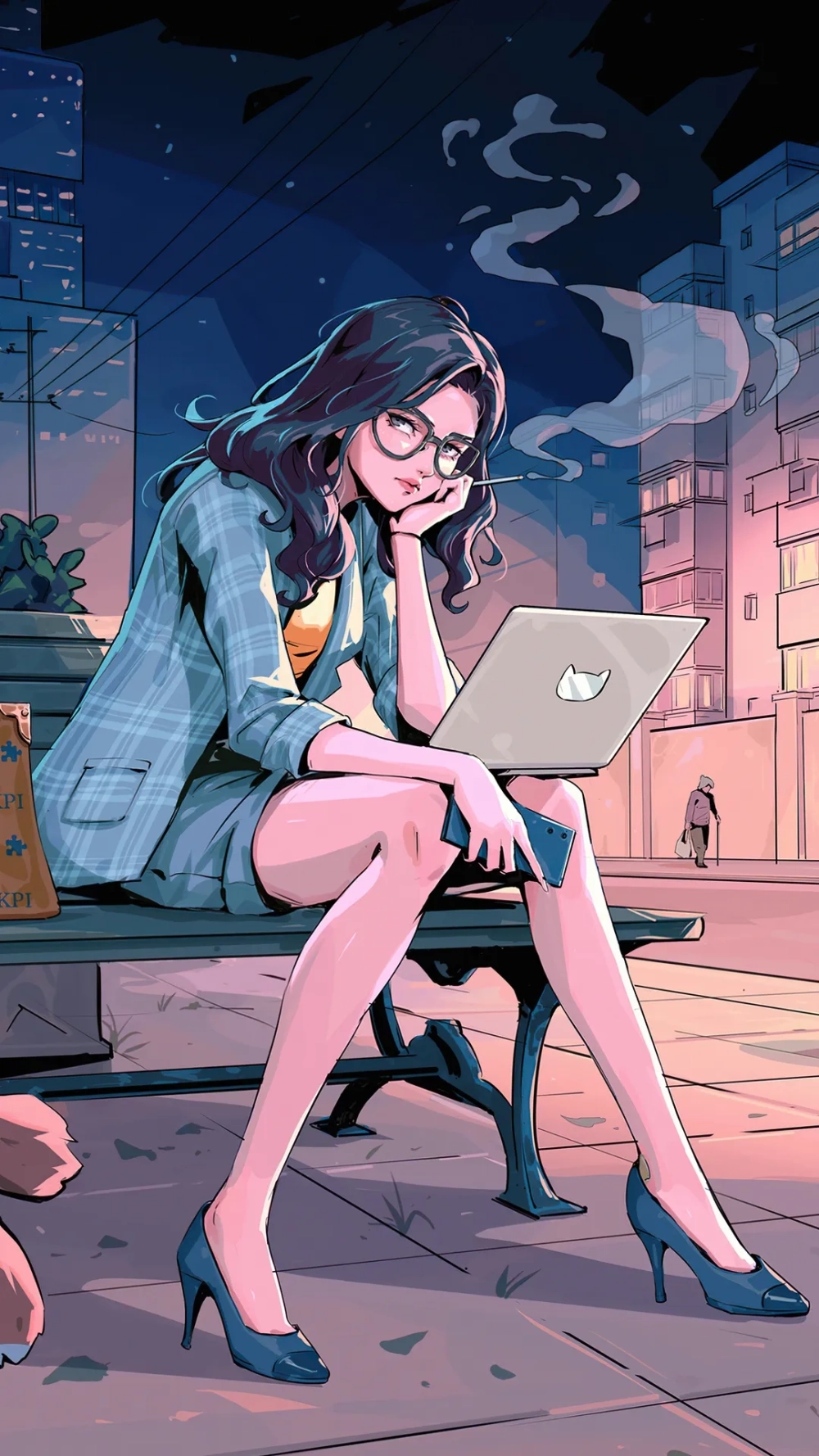 Nét ngầu đầy thu hút từ hình nền điện thoại đẹp ngầu nữ