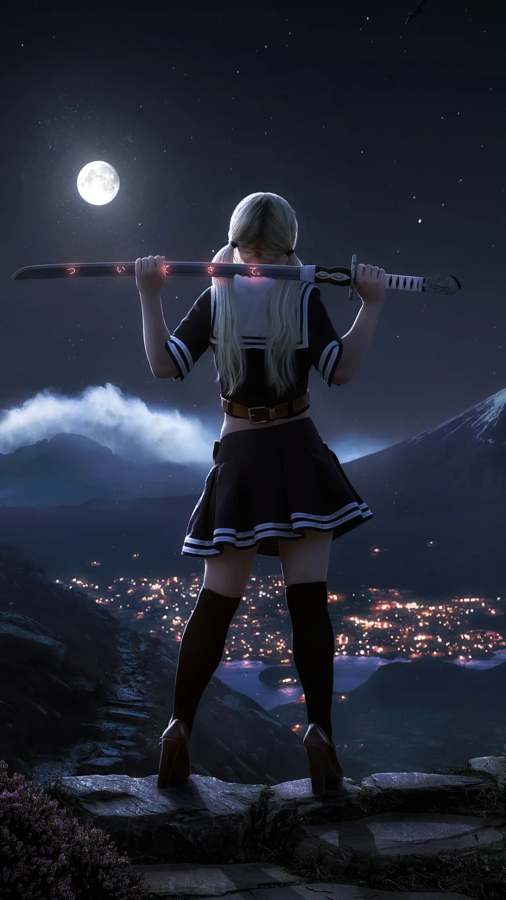 Tự tin với phong cách hình nền ngầu cho nữ