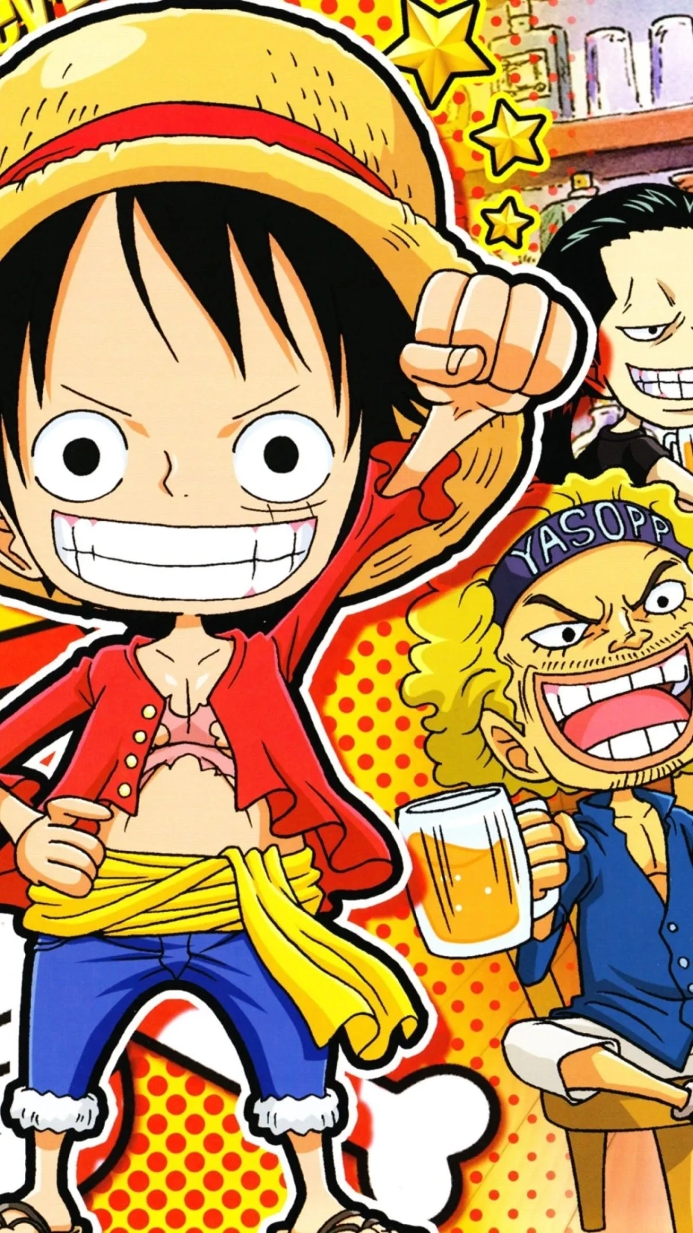 Đậm chất anime trong hình nền máy tính anime One Piece
