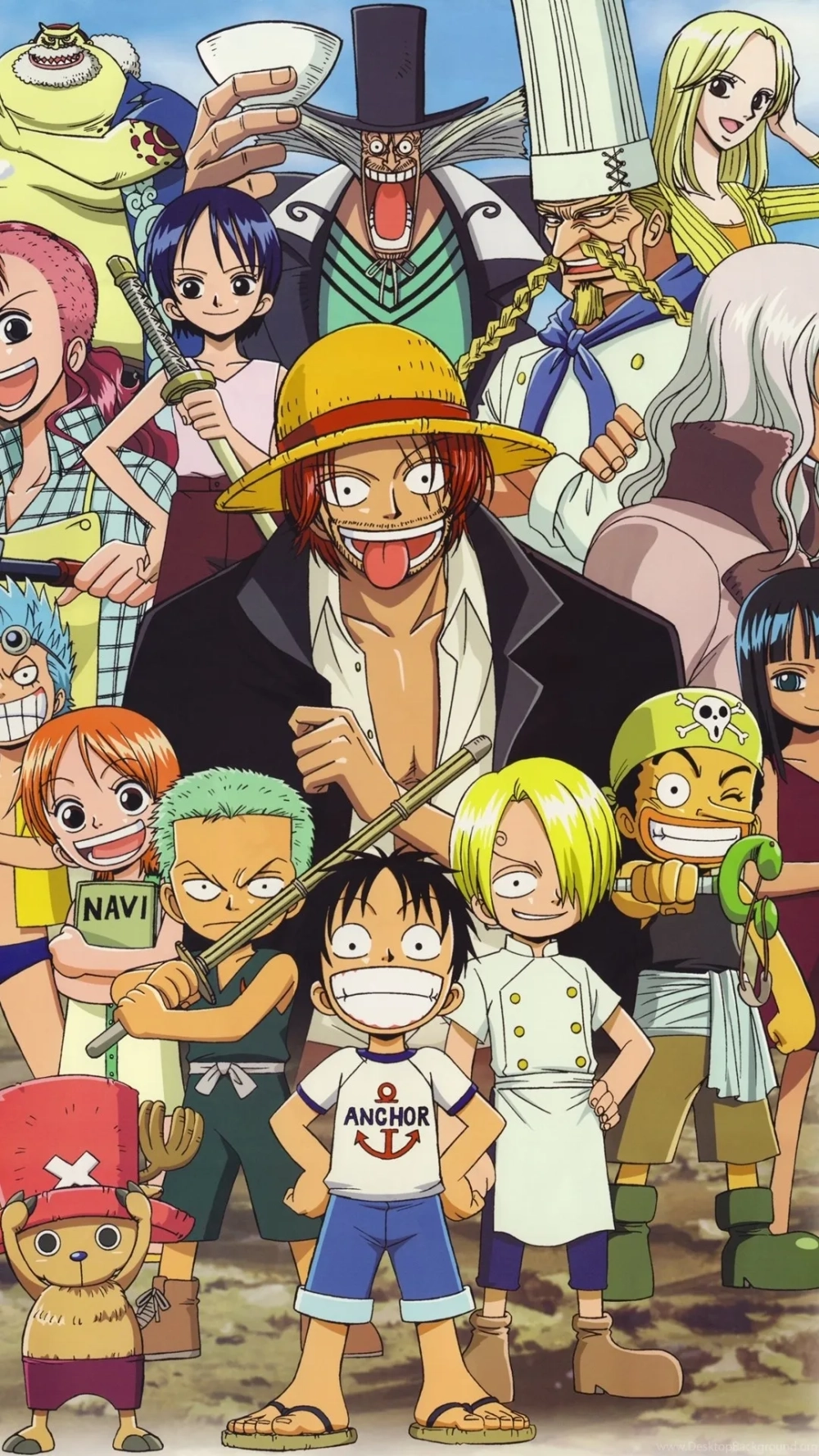 Siêu sắc nét là hình nền One Piece cho máy tính full HD