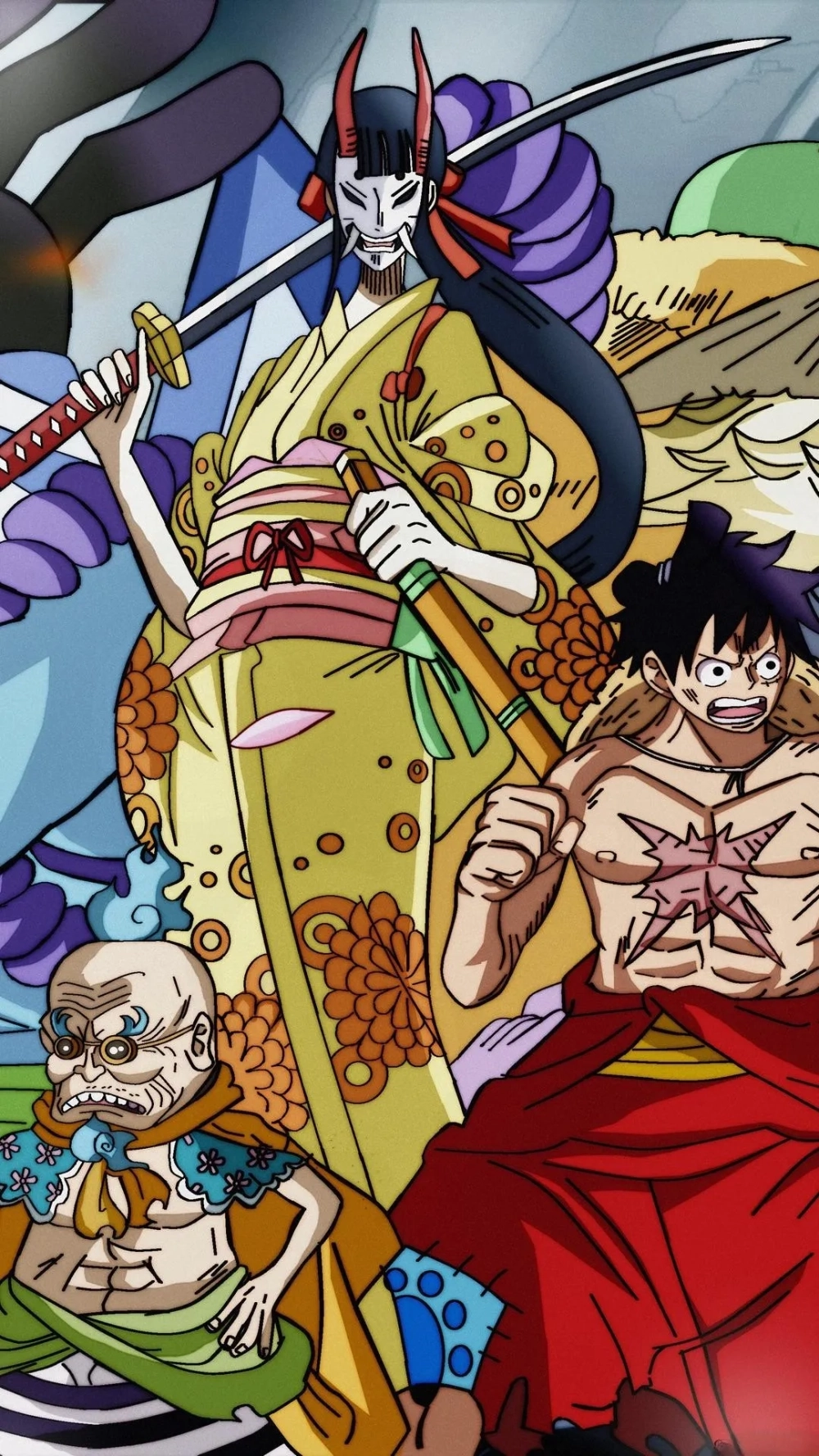 Một cú click đến thế giới biển cả ảnh nền One Piece cho máy tính