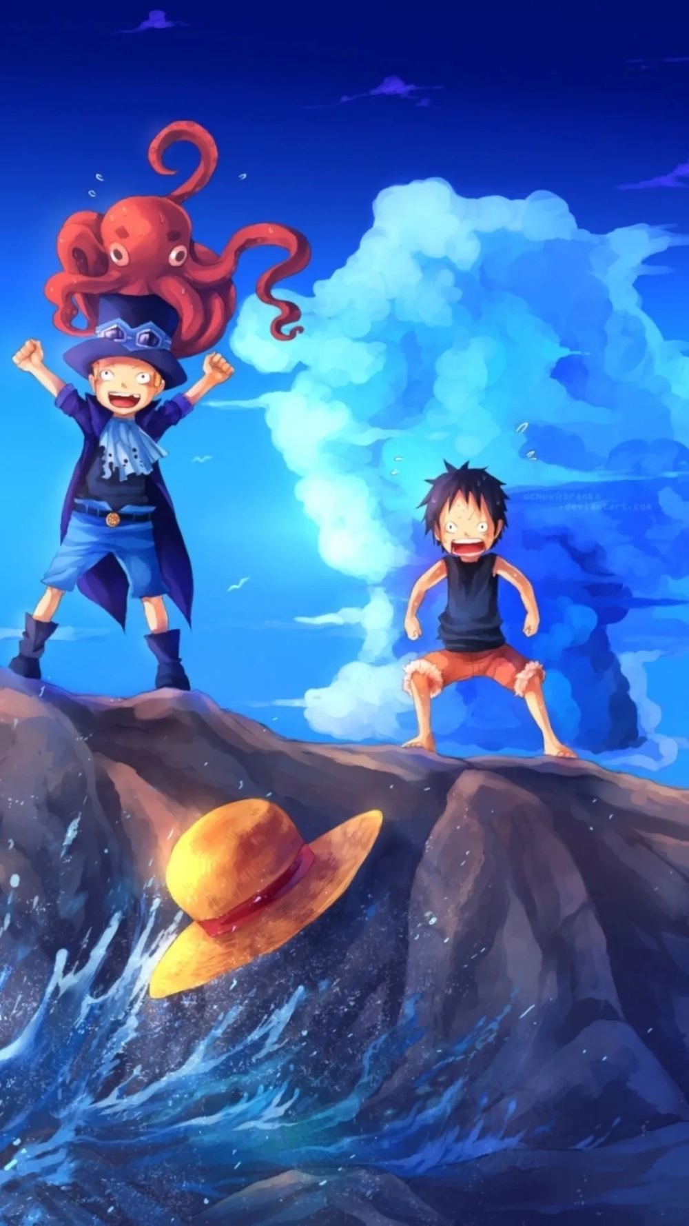 Tải liền tay tải hình nền máy tính anime One Piece cực chill