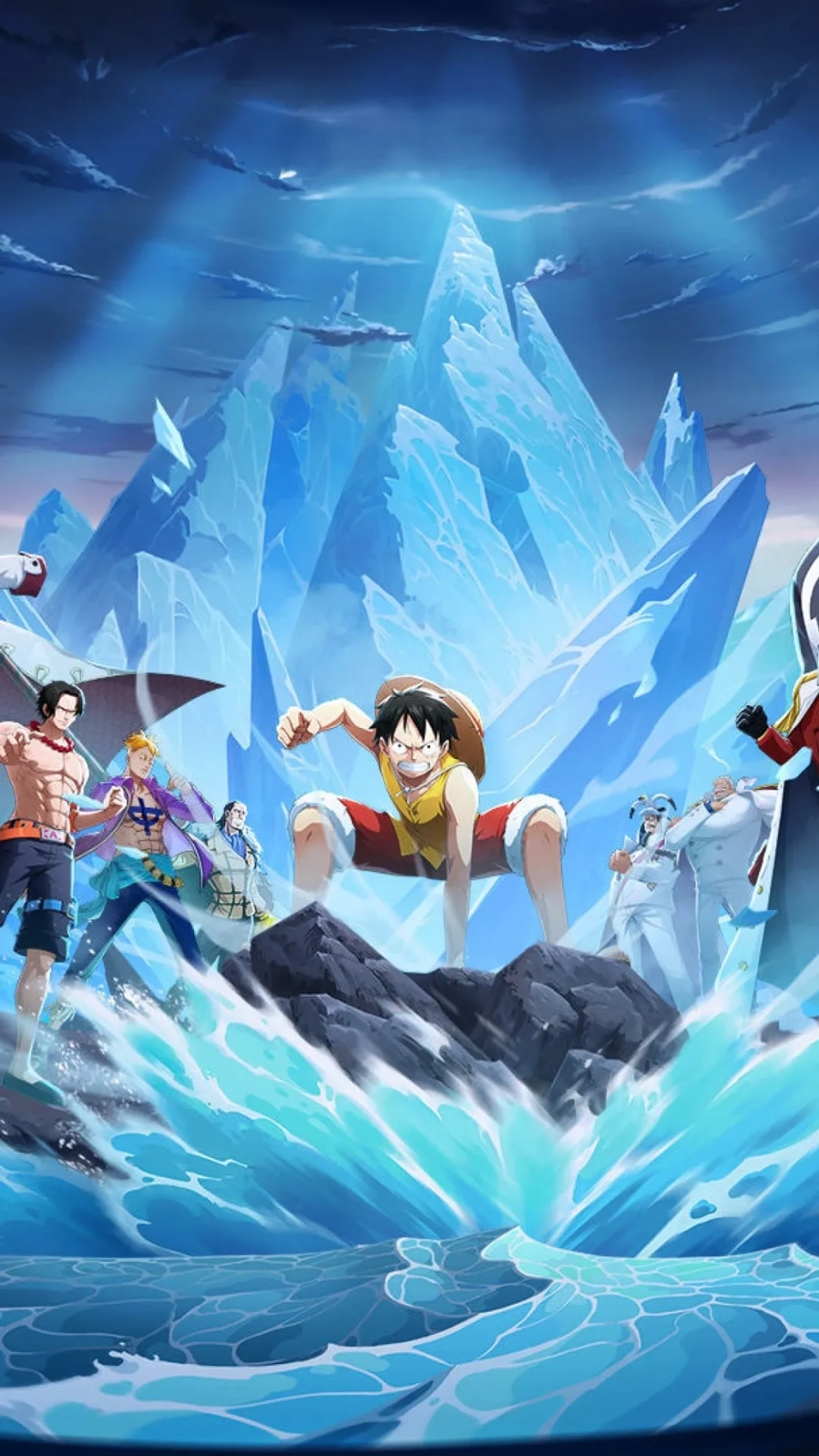 Nét đẹp không giới hạn trong hình nền laptop One Piece