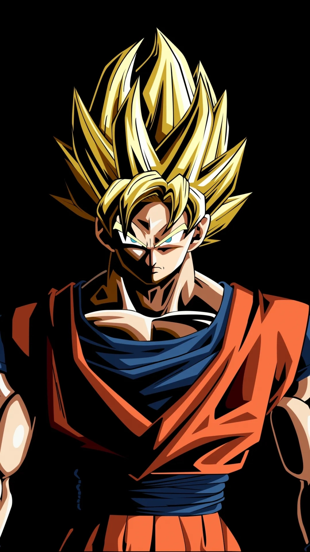 Điện thoại thêm ngầu với hình nền Songoku 4K cho điện thoại