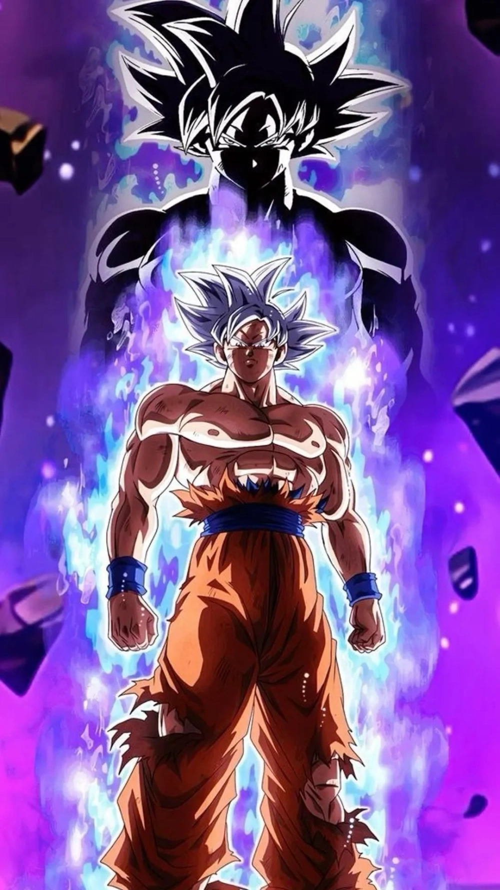 Biến hình mãn nhãn với hình nền Songoku Bản Năng Vô Cực