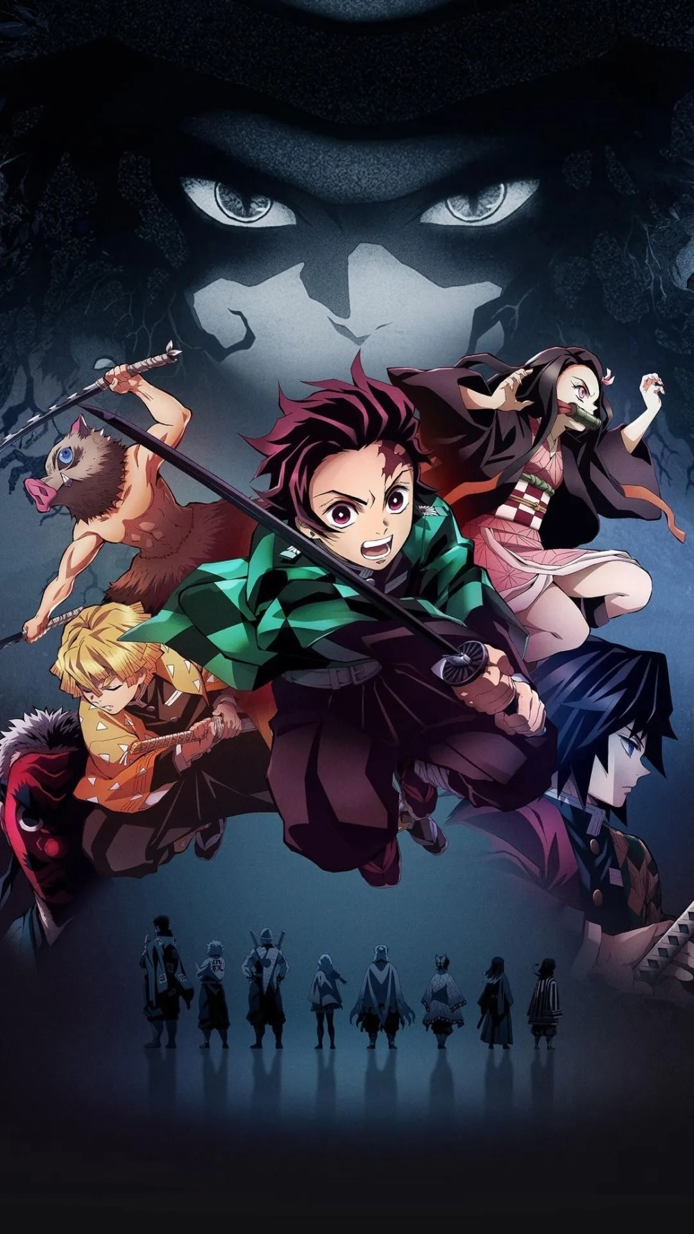 Đắm chìm vào thế giới kiếm sĩ với hình nền anime lưỡi gươm diệt quỷ