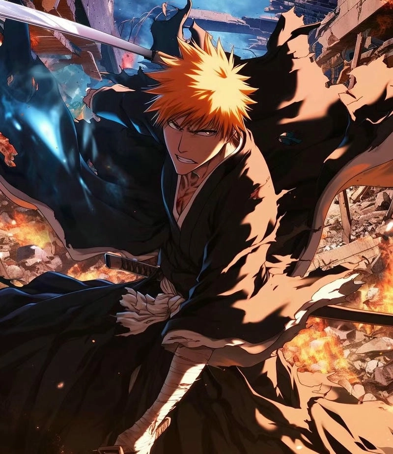 Ichigo Bankai avatar lột tả sức mạnh hủy diệt