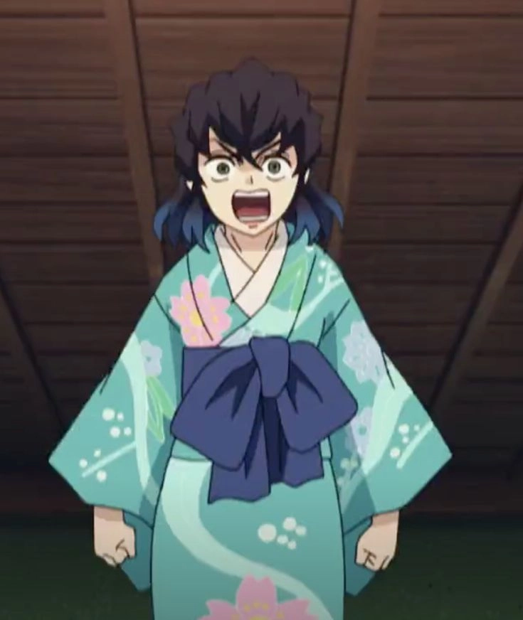 Vẽ Inosuke ngầu đơn giản nhưng đầy thần thái mạnh mẽ