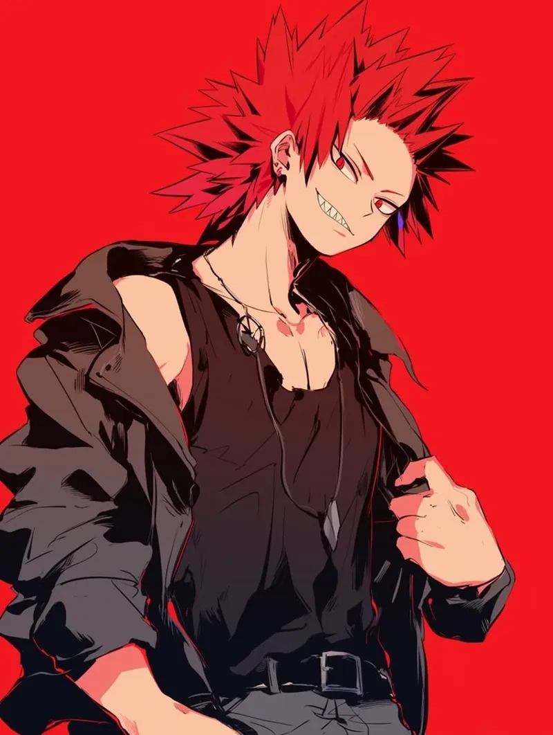 Kirishima Eijirou nhân vật nam chính mạnh mẽ nhất
