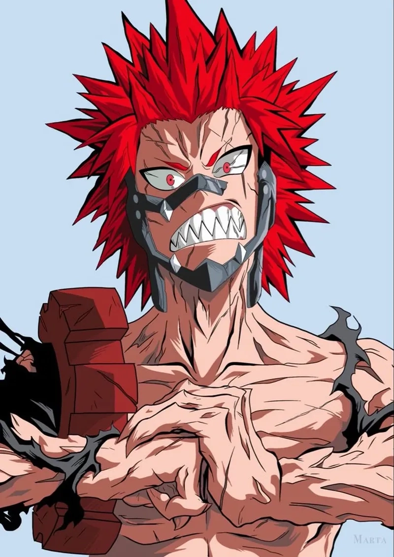 Kirishima Eijiro biệt danh Red Riot đầy ấn tượng