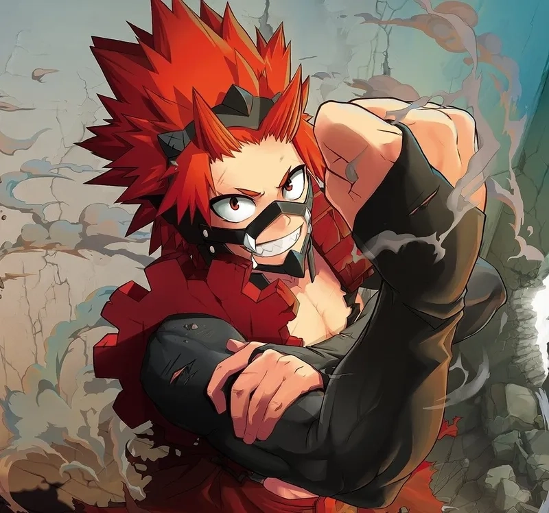 Kirishima Eijiro fanart tác phẩm nghệ thuật đẹp