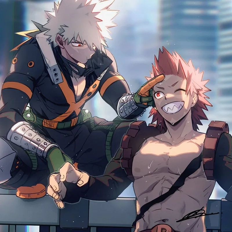 Eijiro Kirishima x Bakugou cặp đôi hoàn hảo