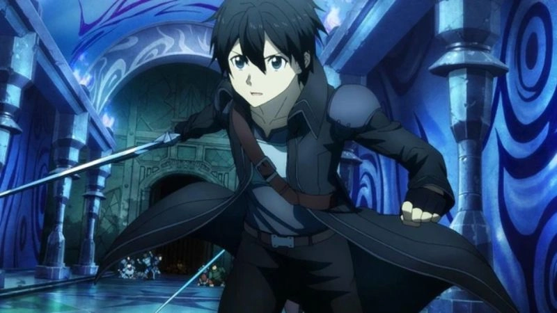 Hình avatar Kirito phong cách cổ điển mạnh mẽ