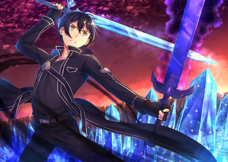 Sword Art Online Kirito avatar nhân vật chủ lực