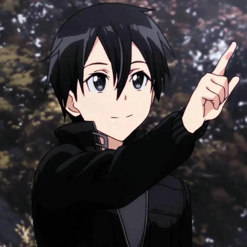 Avatar Kirito chibi tạo hình nhỏ nhắn ngầu