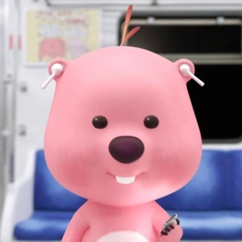 Gấu loopy meme cực kỳ đáng yêu và nhí nhảnh