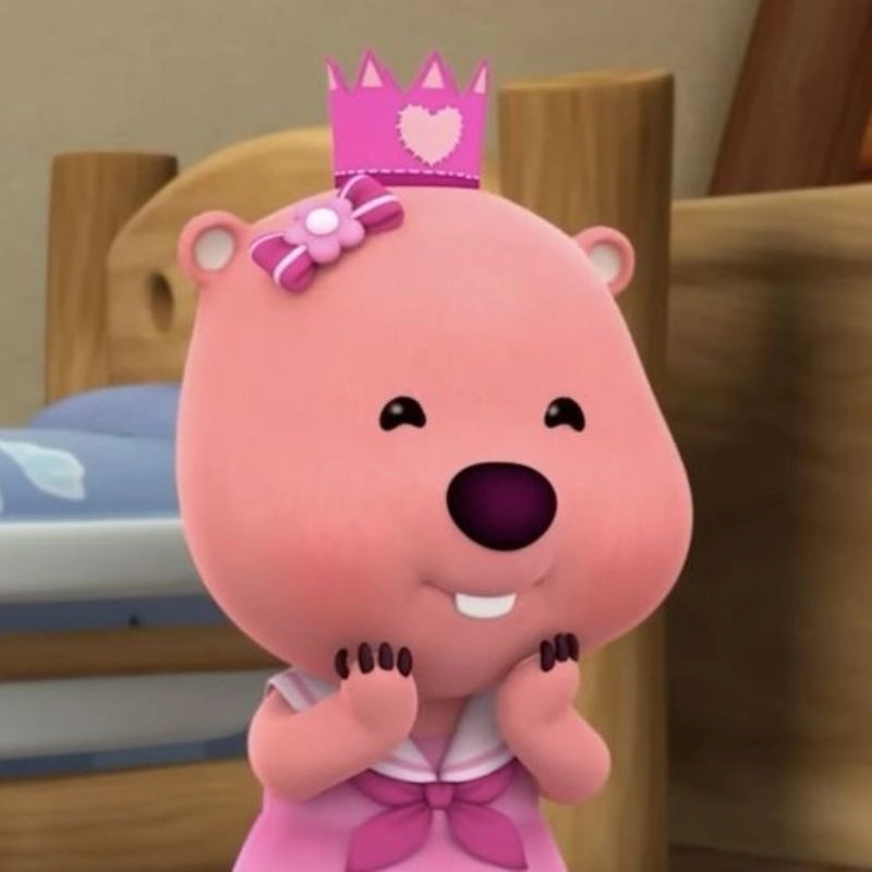 Hải ly loopy meme dễ thương khiến tim rung rinh