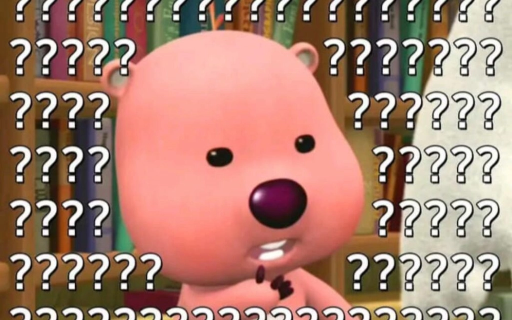 Meme nắm đầu loopy khi bạn thân quá nhây