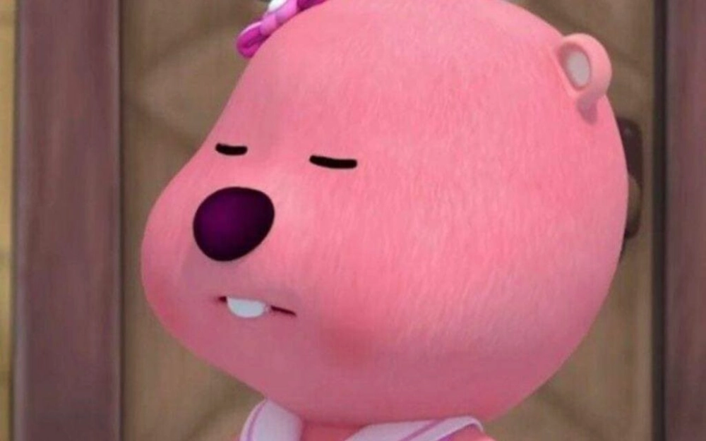 Gấu bông loopy meme phiên bản lười cực kỳ dễ thương