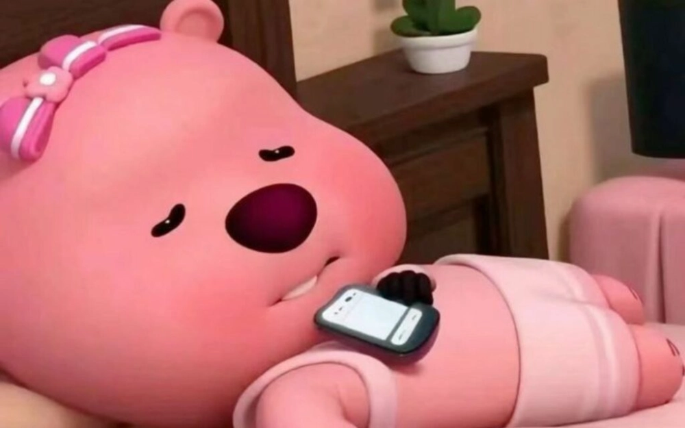 Nhãn dán loopy meme trang trí cực chill