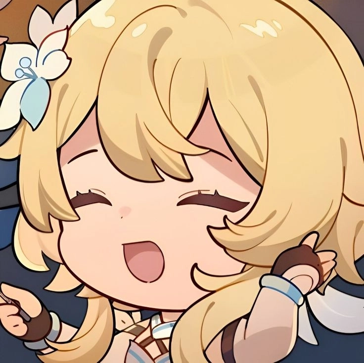 Lumine chibi sticker dễ thương cho fan sưu tầm