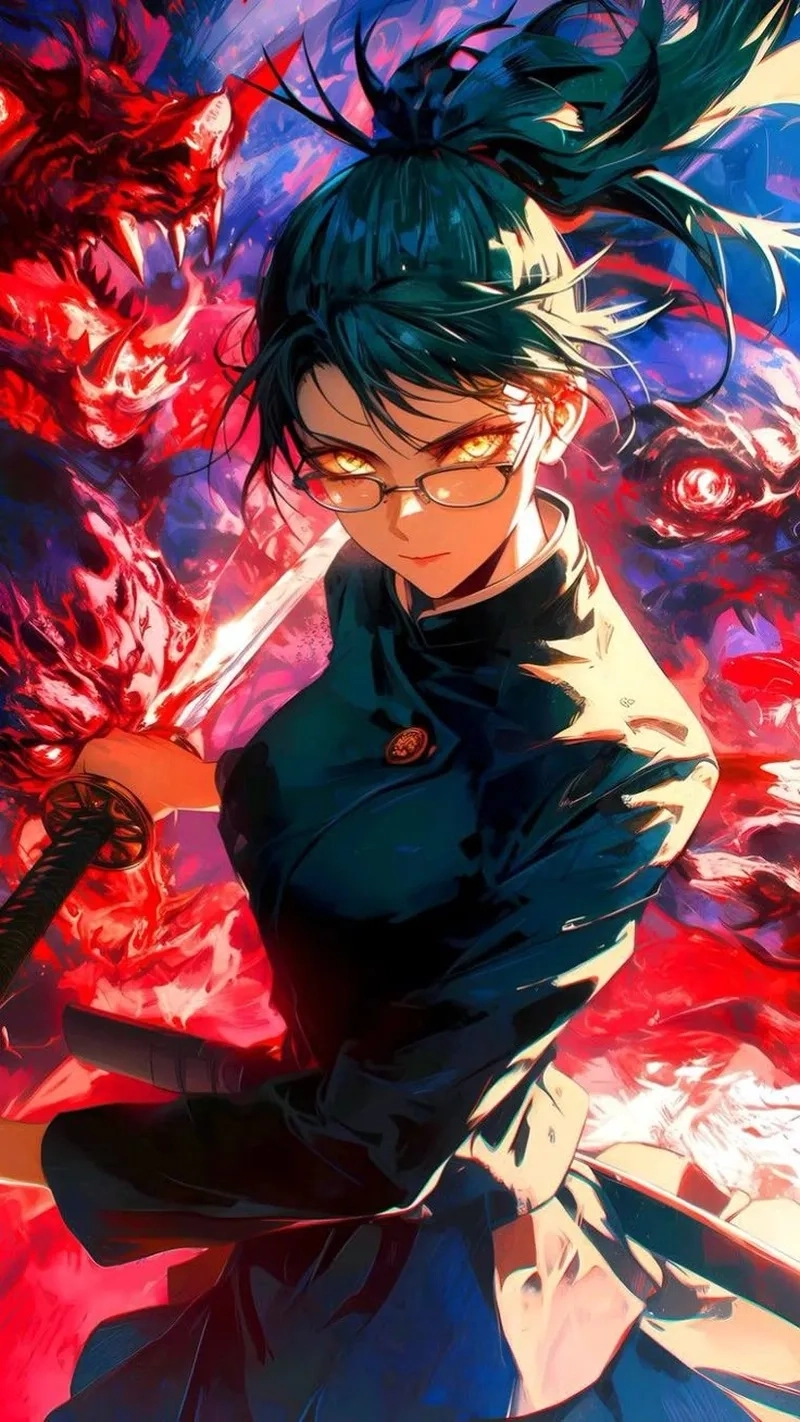 Tóc ngắn cool ngầu của Maki Zenin short hair