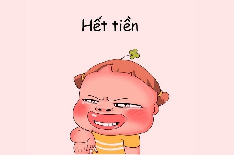 Hình ảnh meme dễ thương mang theo năng lượng tích cực lan tỏa