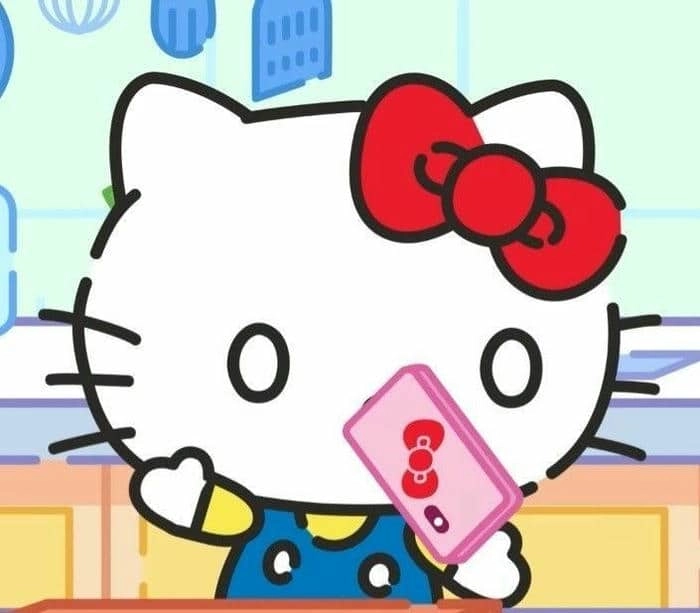 Hình nền Hello Kitty meme được tìm kiếm liên tục