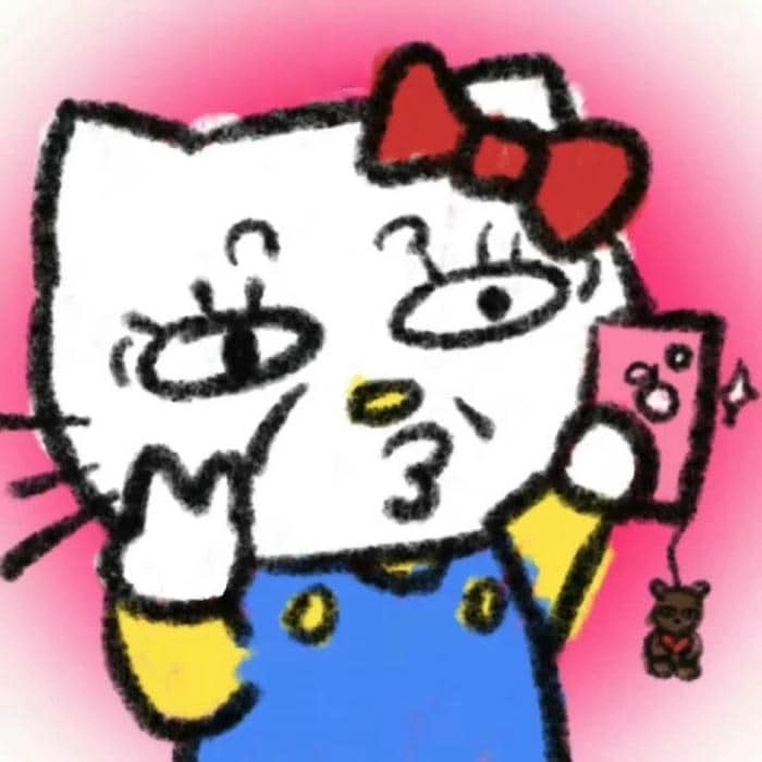 Hình ảnh Hello Kitty meme viral khắp mạng xã hội