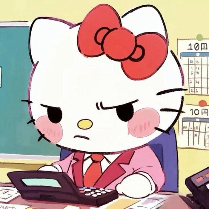 Meme Hello Kitty cute làm tan chảy mọi trái tim