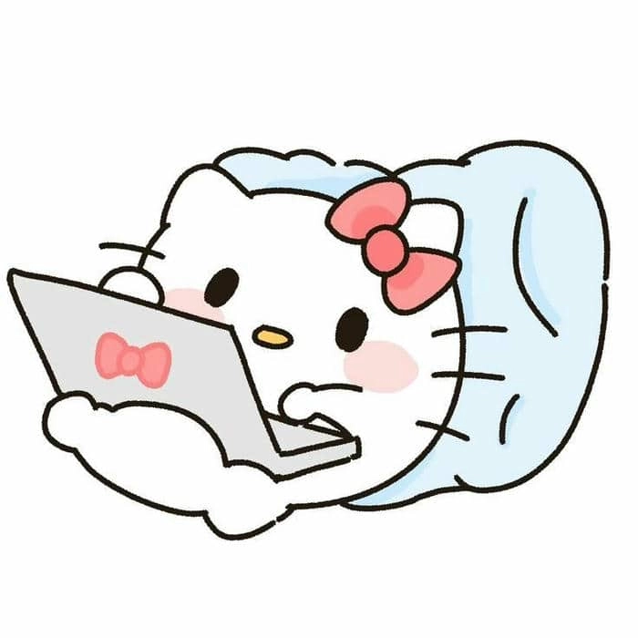 Meme Hello Kitty bụng bự hài hước đến khó đỡ