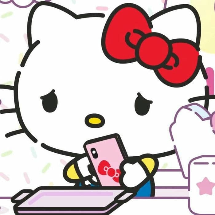 Chill guy meme Hello Kitty đang gây bão TikTok