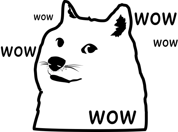Wow expression meme khi không nói nên lời