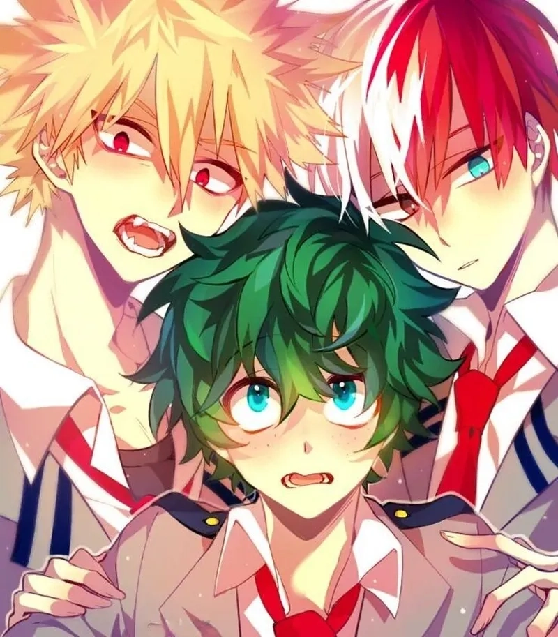 Chuyện gì xảy ra khi Bakugou x Midoriya x Todoroki cùng đội