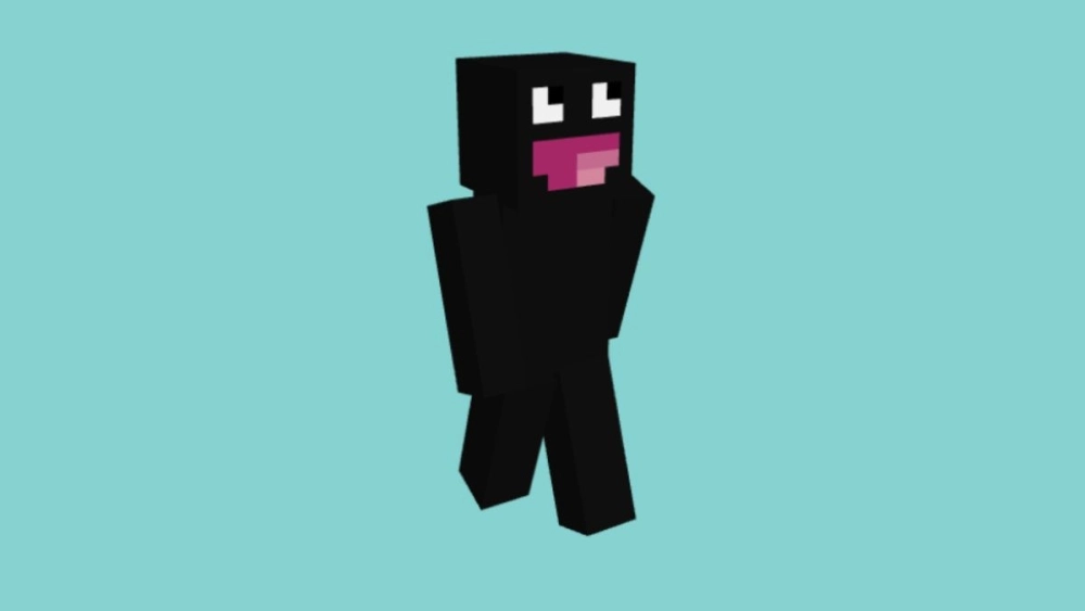 Kính Minecraft meme nhìn đời qua gương hài hước