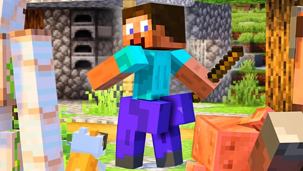 Minecraft meme cực hot dân chơi hệ pixel săn lùng